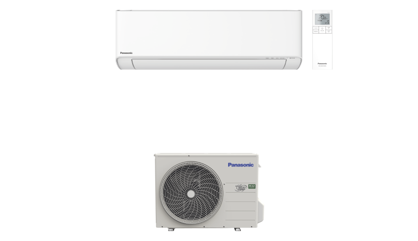 Panasonic NZ25YKE innedel, utedel og fjernkontroll