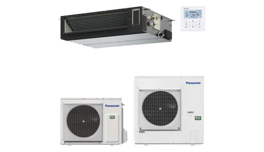 Panasonic PACi NX PF3 skjult kanalinnedel og utedeler