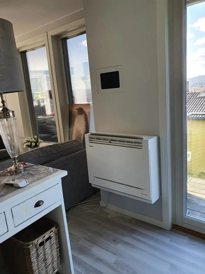 Panasonic gulvmodell koblet mot multisplitt